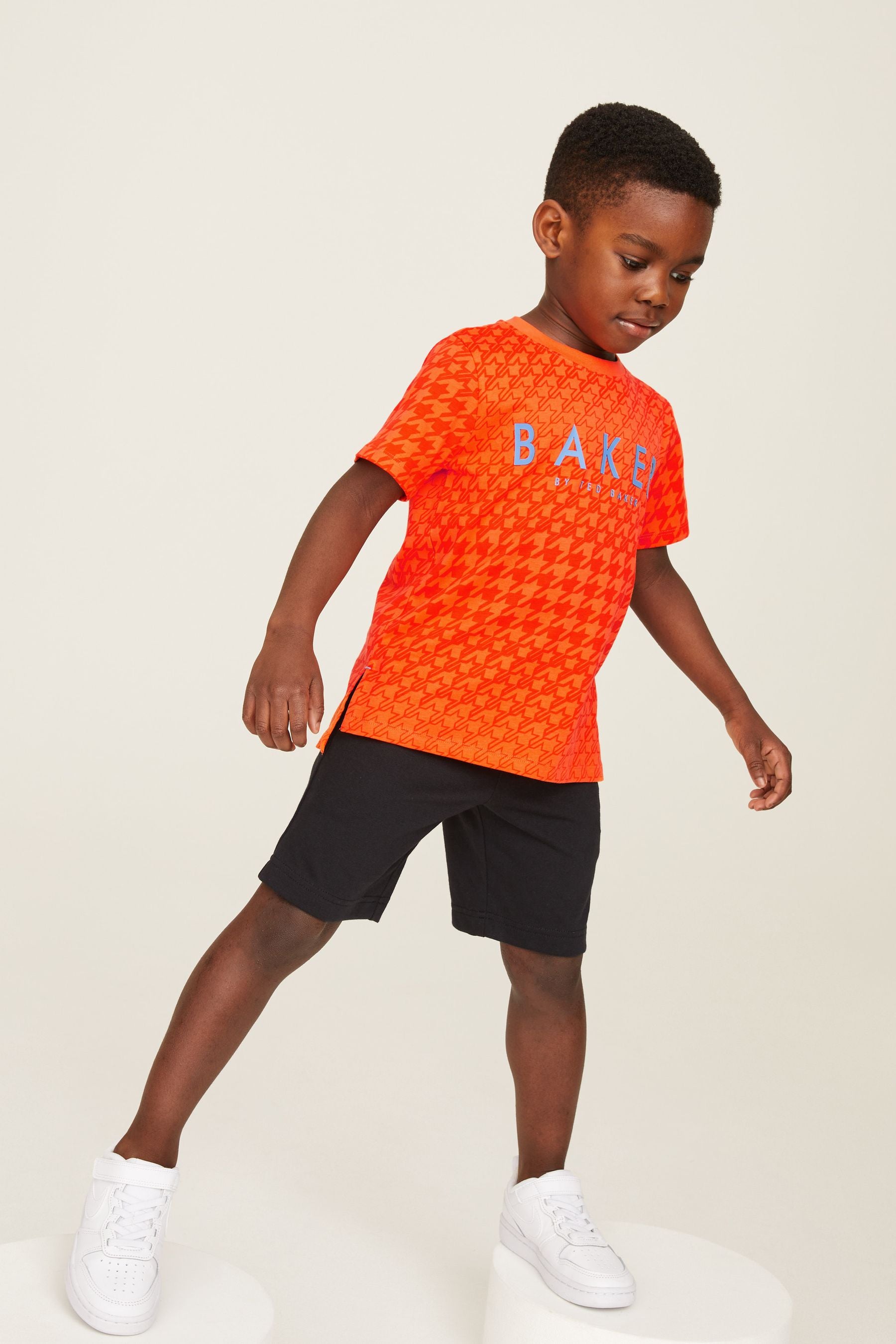 Orange Baker by Ted Baker Geometric T-Shirt