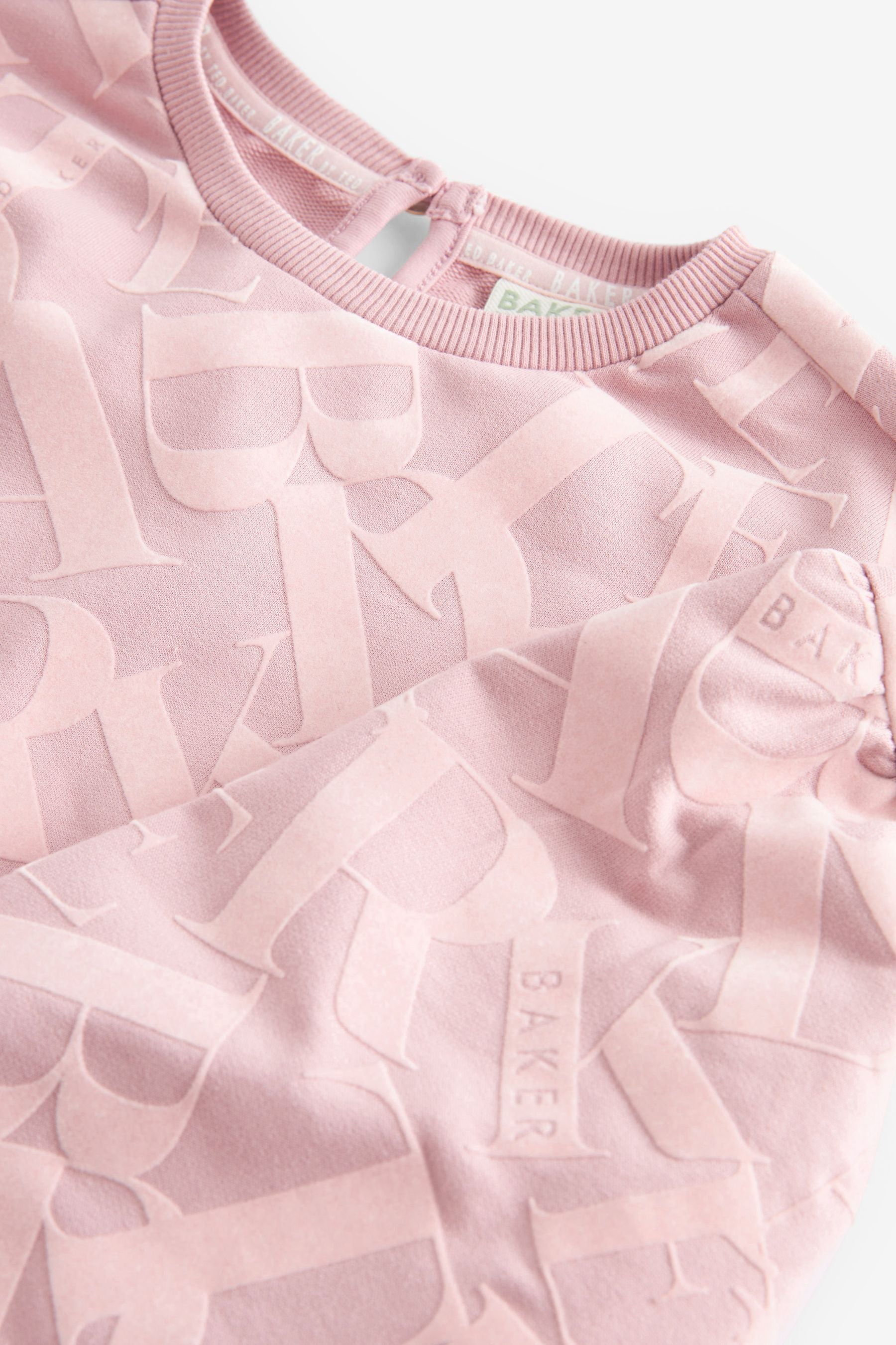 Pink Baker by Ted Baker Pink Stencil Sweat Dress