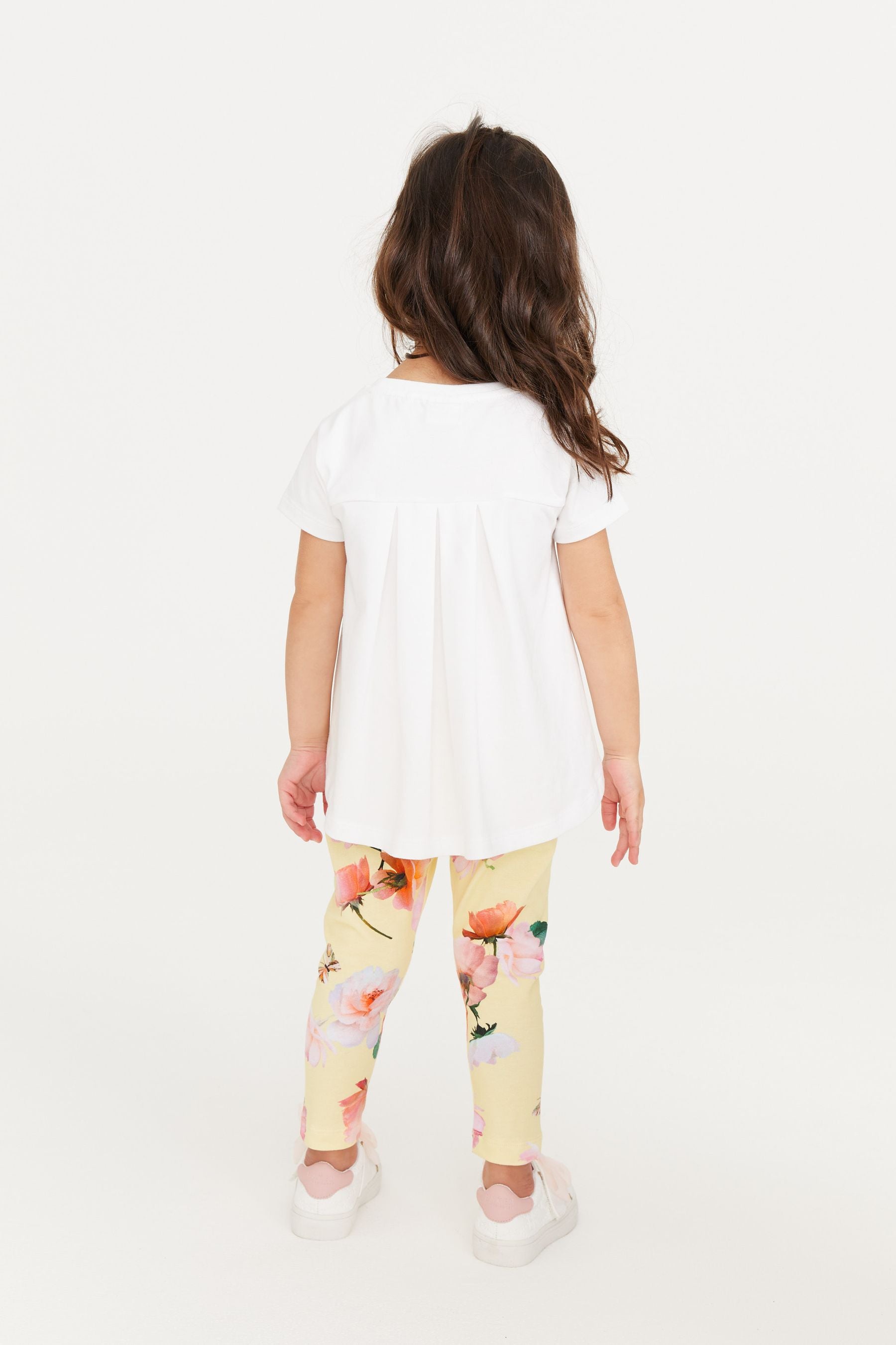 Yellow Baker by Ted Baker Yellow Floral Legging And T-Shirt Set