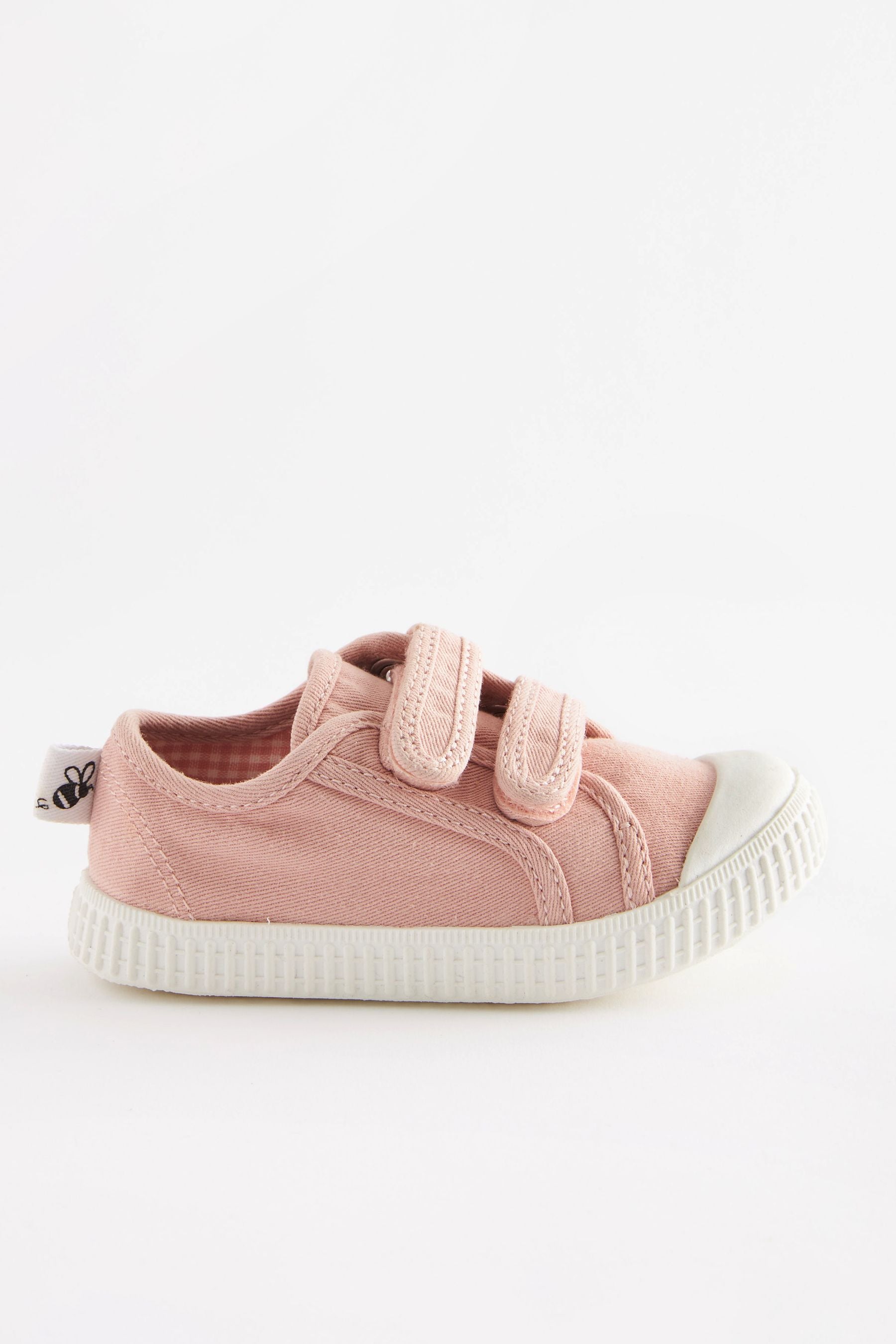 Pink Double Strap Trainers