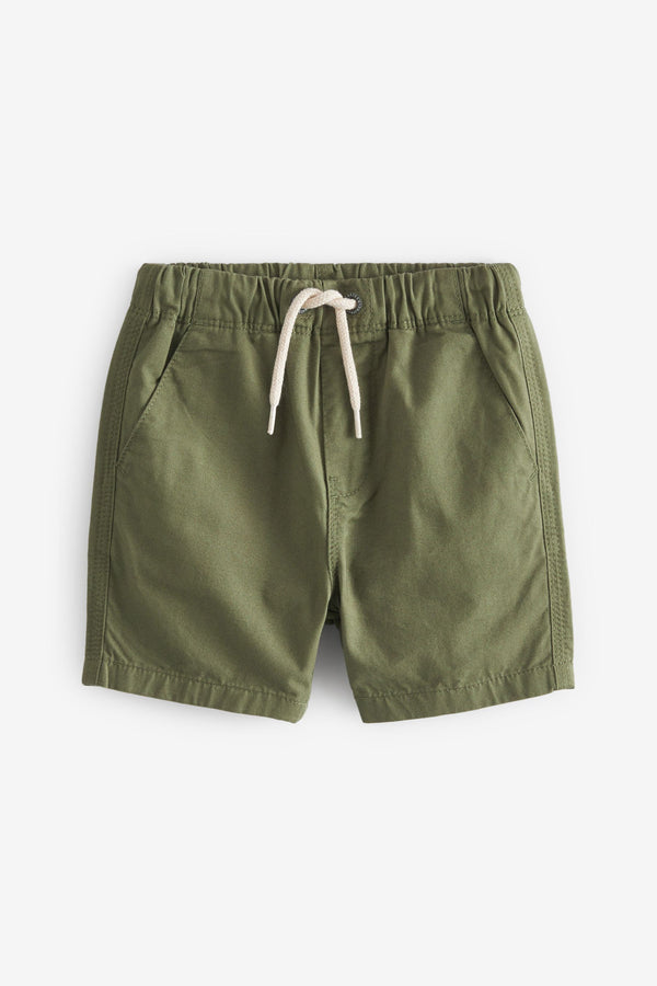 Khaki Green Pull-On Shorts (3mths-7yrs)