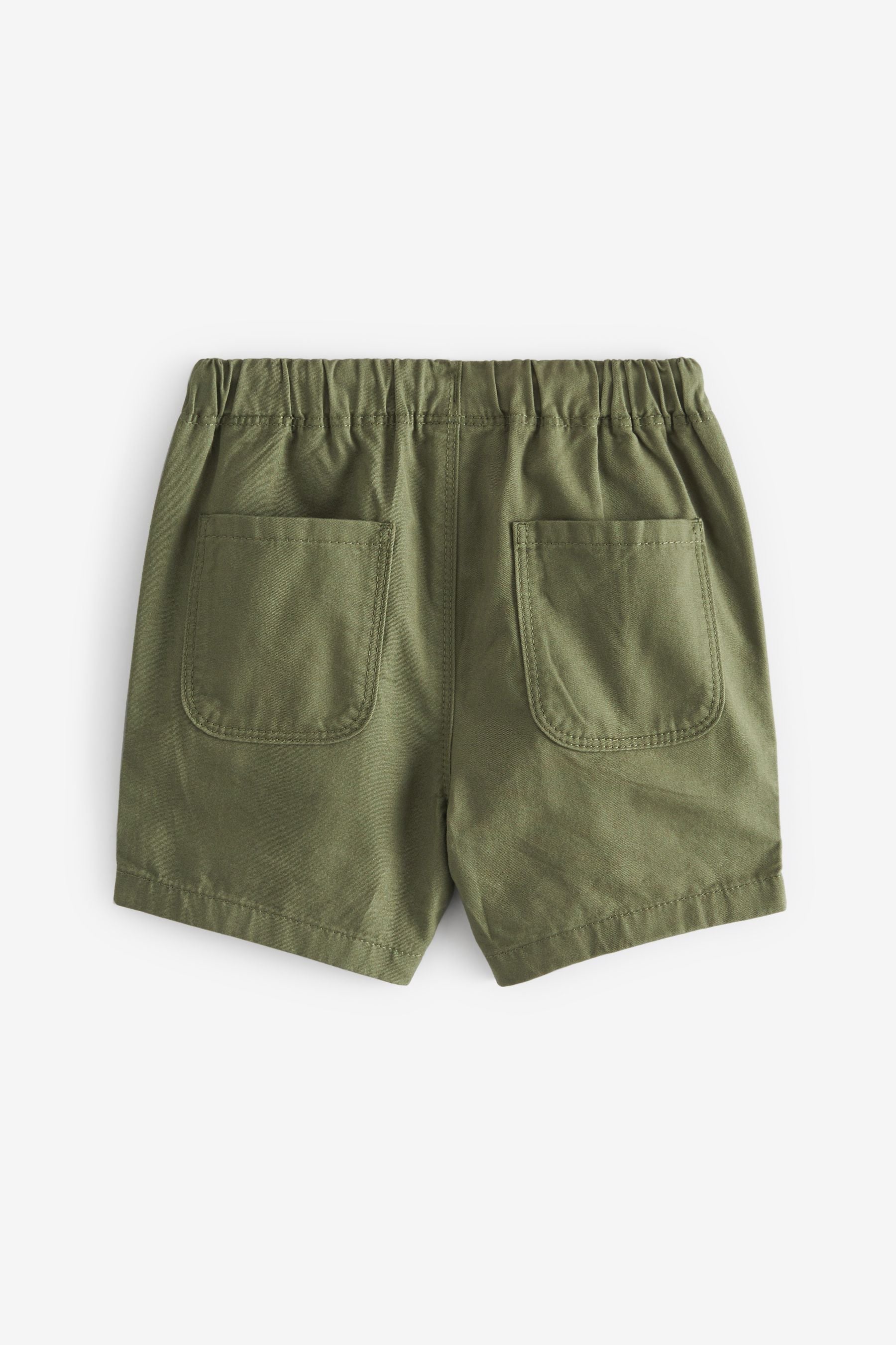 Khaki Green Pull-On Shorts (3mths-7yrs)