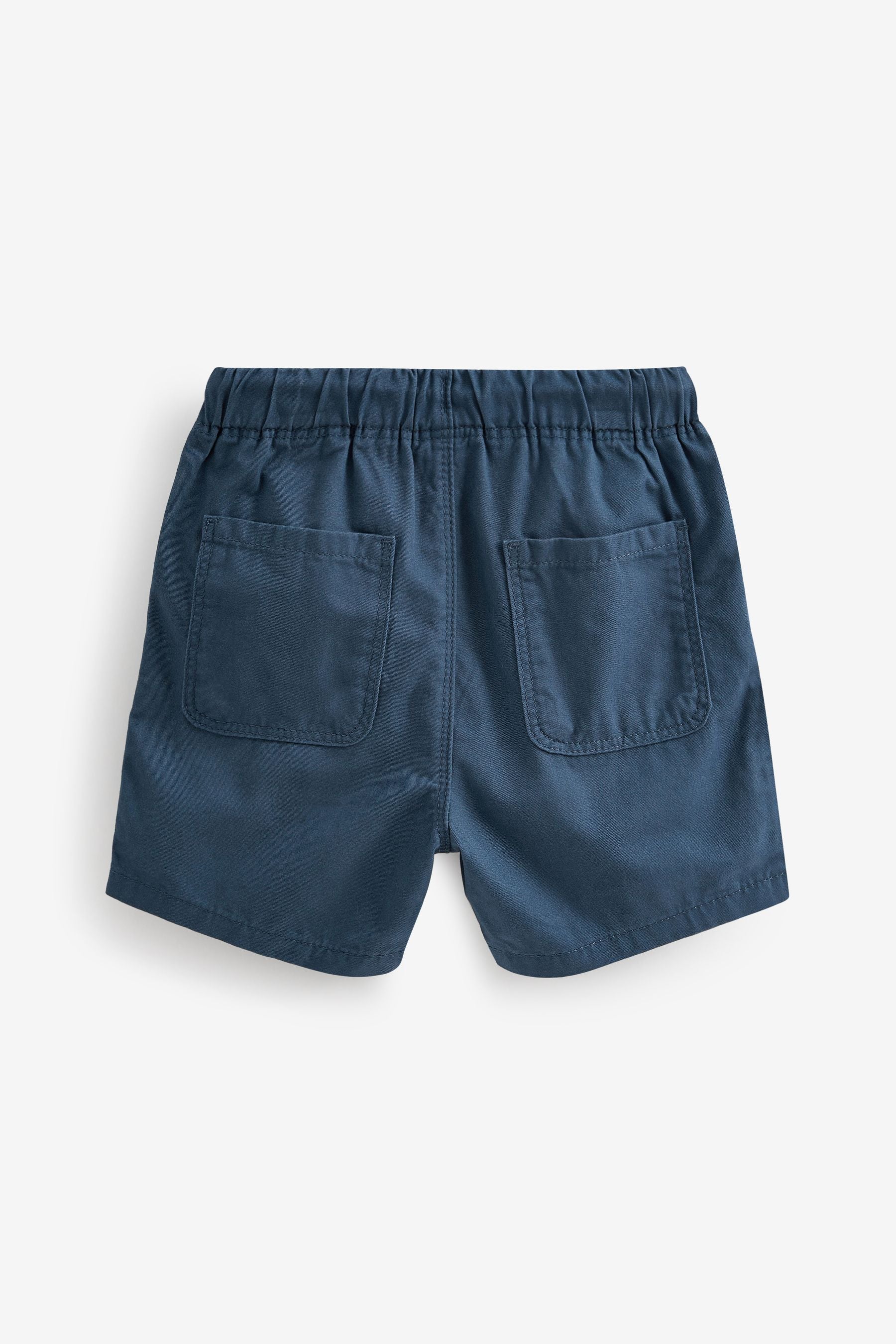 French Navy Blue Pull-On Shorts (3mths-7yrs)