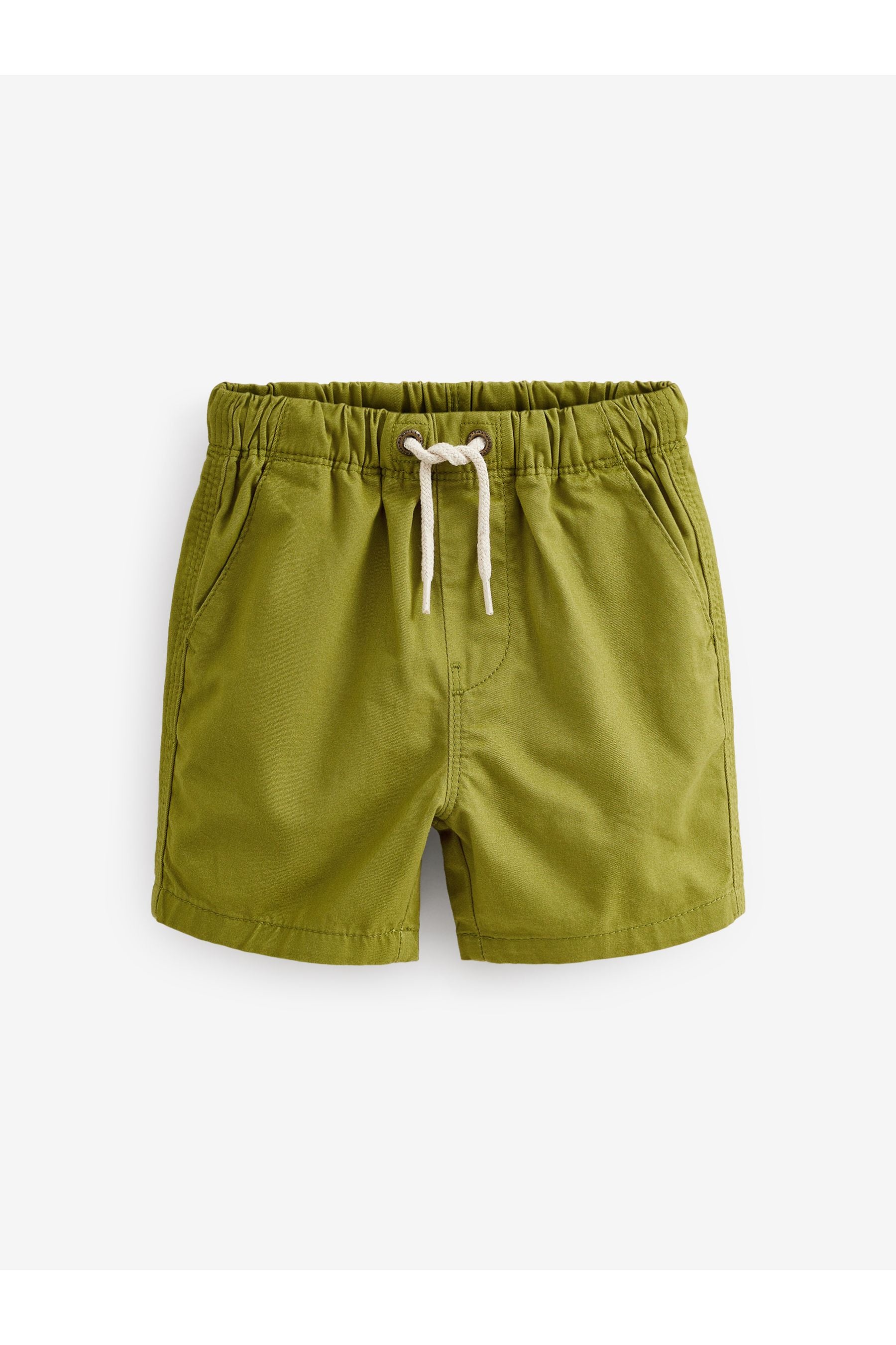 Olive Green Pull-On Shorts (3mths-7yrs)