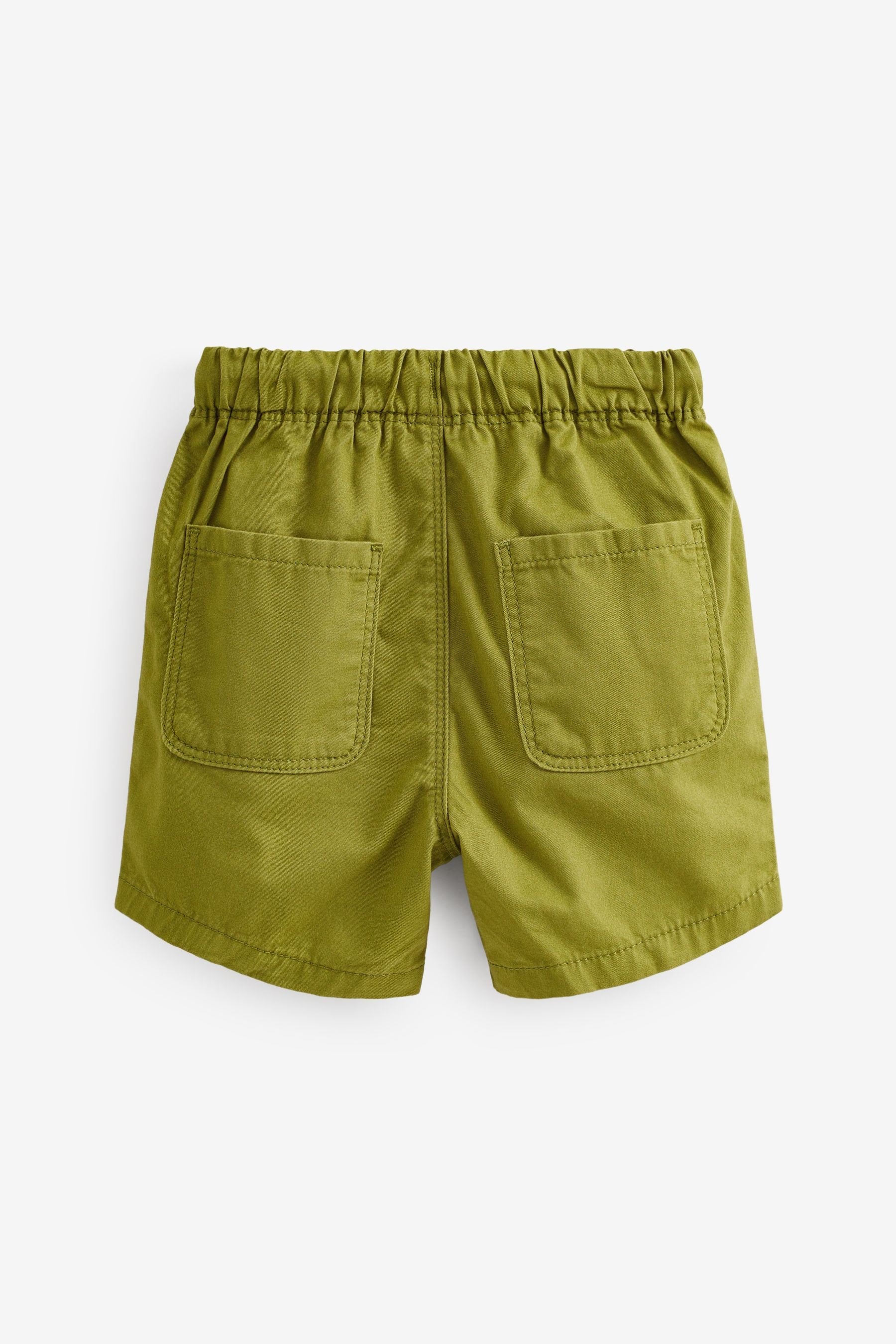 Olive Green Pull-On Shorts (3mths-7yrs)