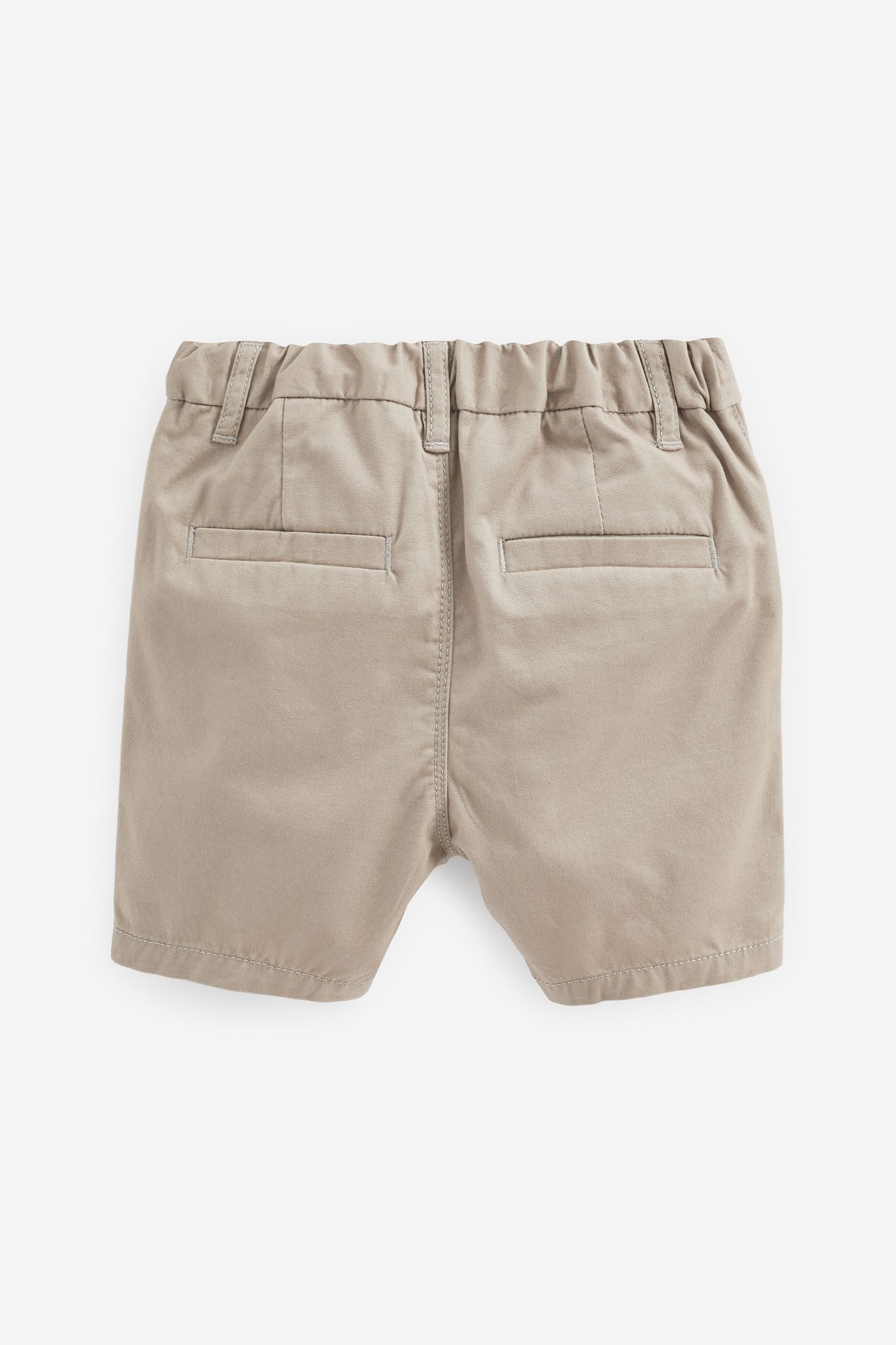 Navy Blue/Stone Natural Chino Shorts 2 Pack (3mths-7yrs)