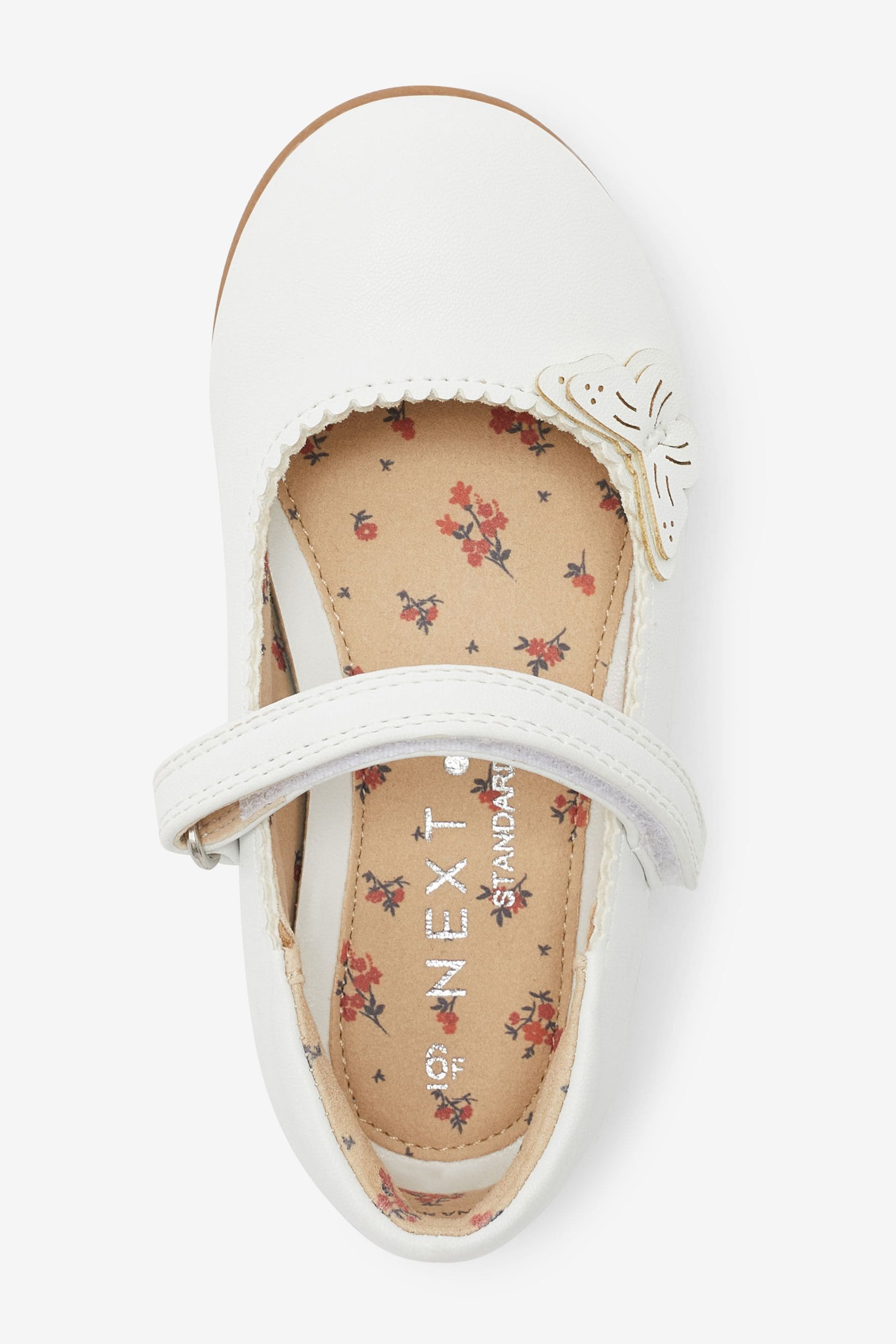 White Butterfly Mary Jane Shoes