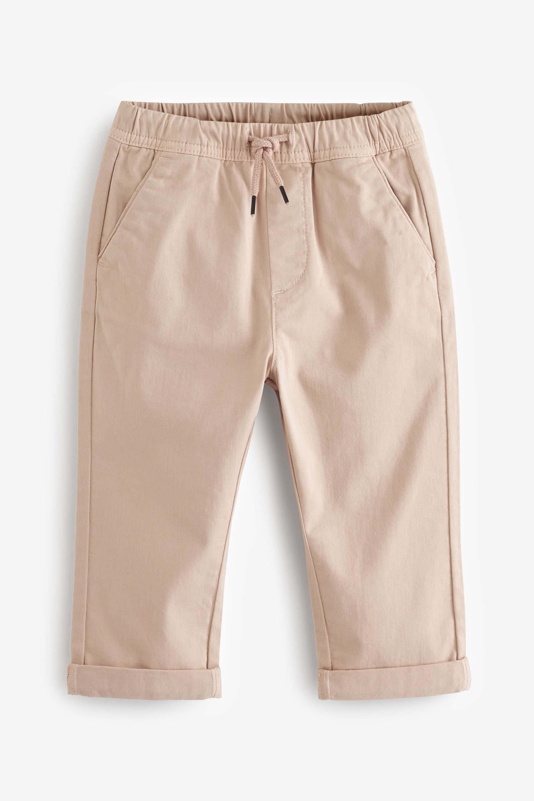 Pink Loose Fit Pull-On Chino Trousers (3mths-7yrs)