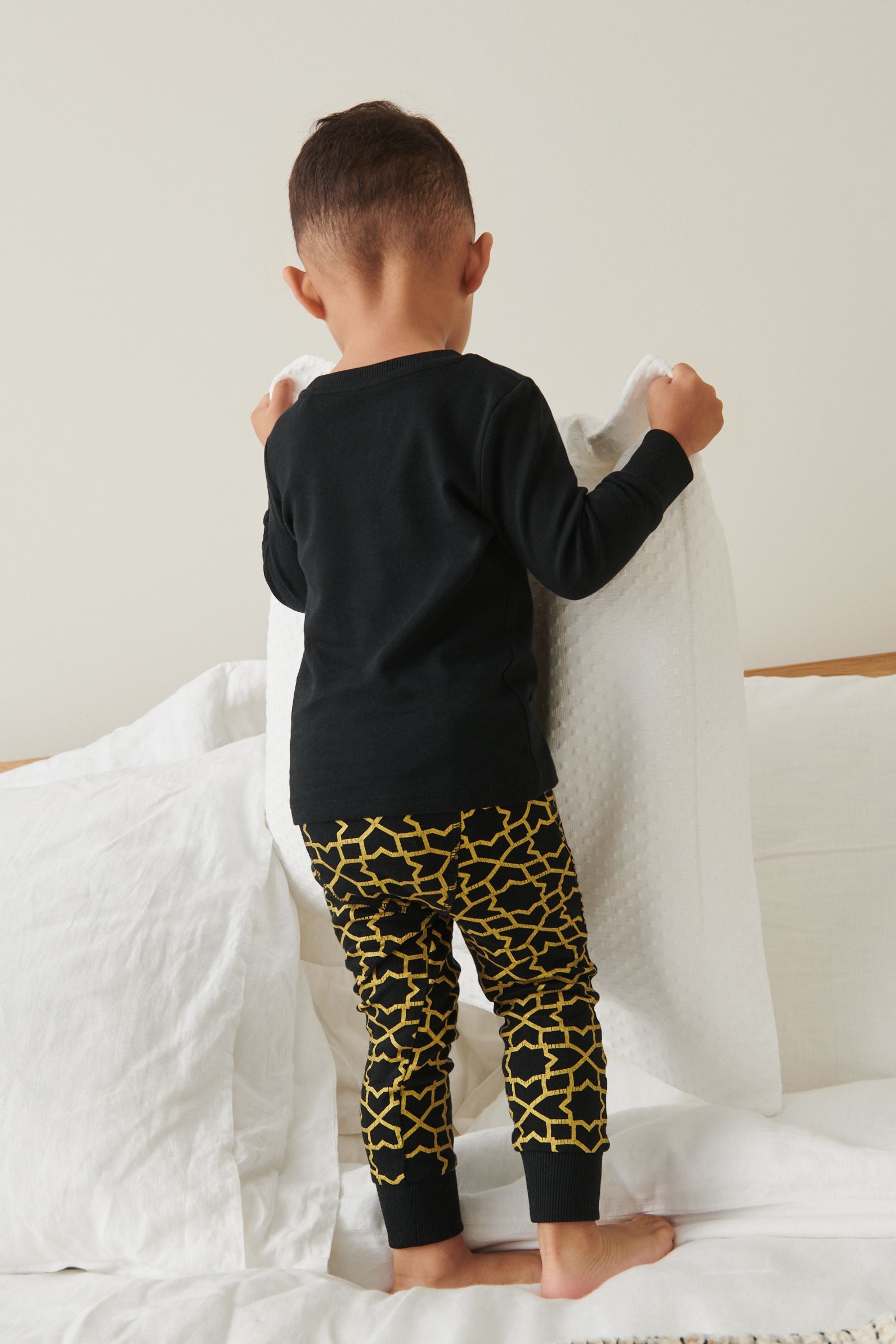 Black Eid Snuggle Pyjamas (9mths-16yrs)