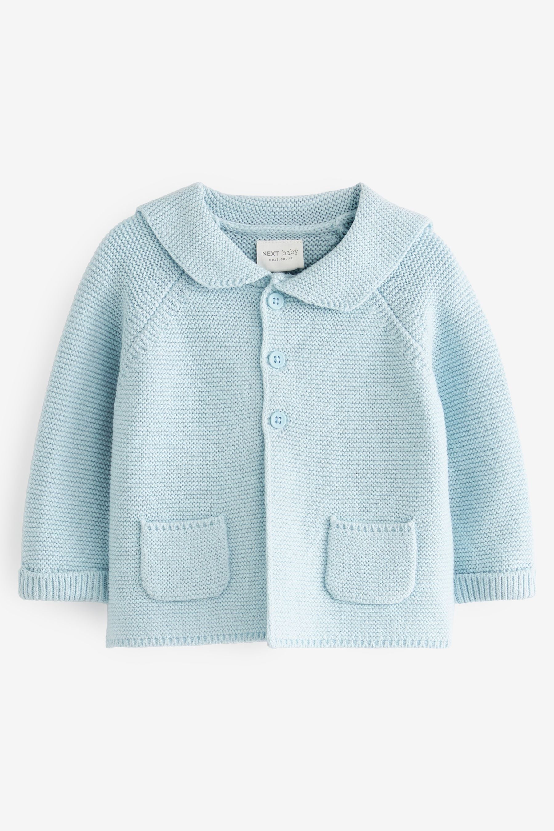 Blue Collared Cardigan (0mths-2yrs)