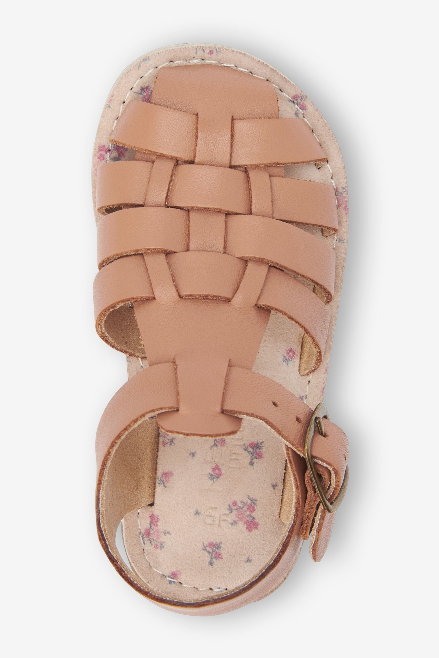 Tan Brown Fisherman Leather Sandals