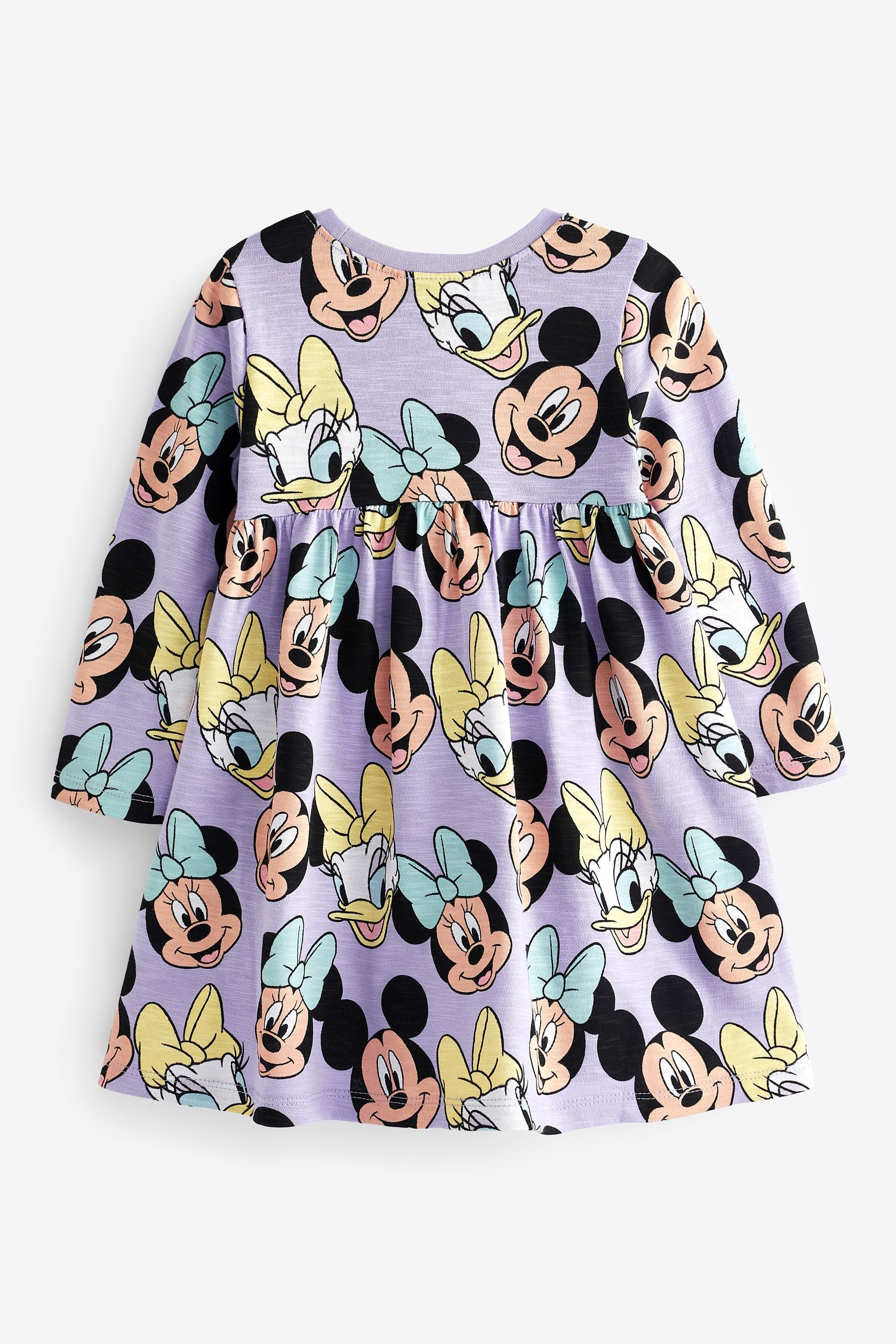 Lilac Disney Long Sleeve Jersey Dress (3mths-7yrs)