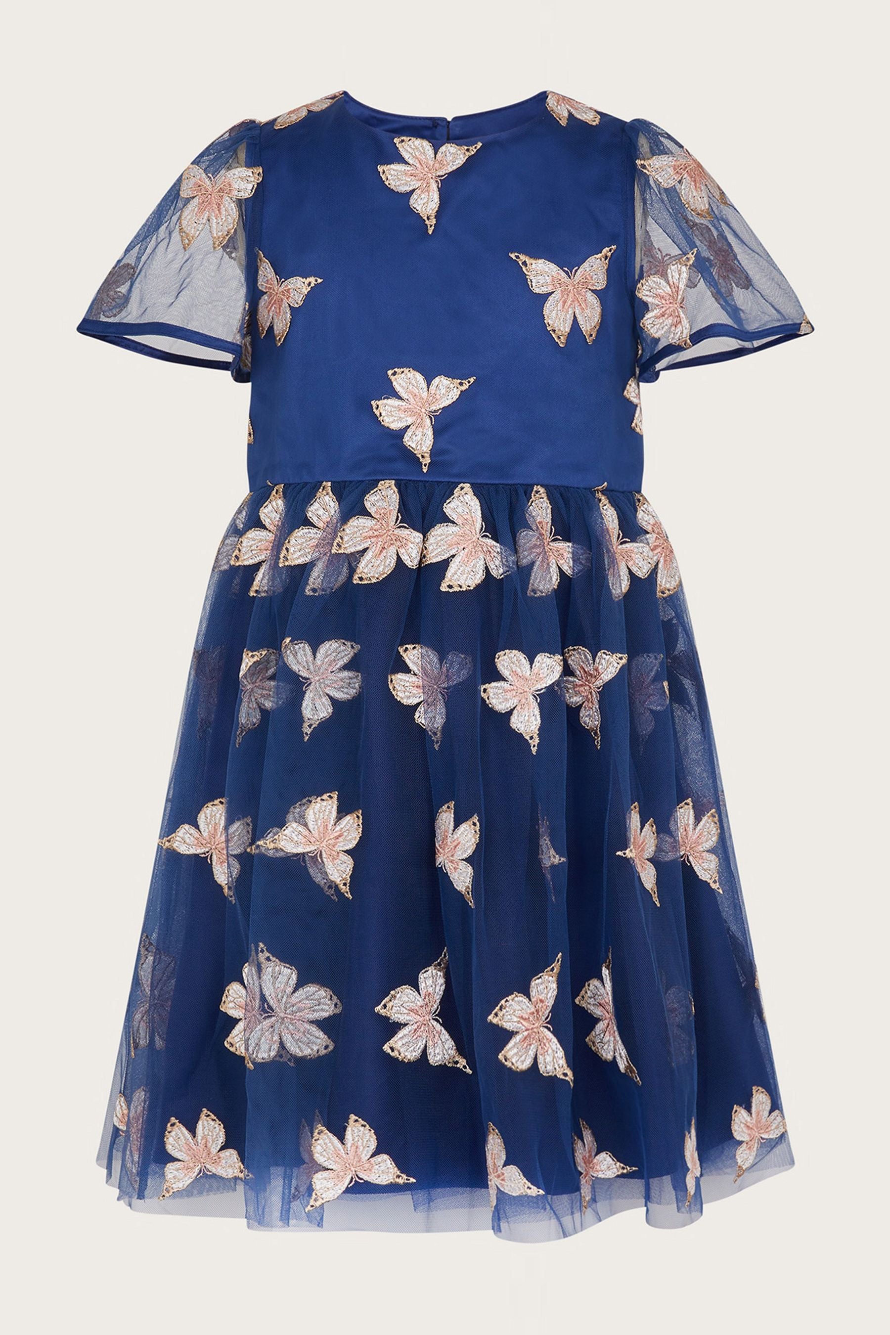 Blue Monsoon Blue Embroidered Butterfly Dress