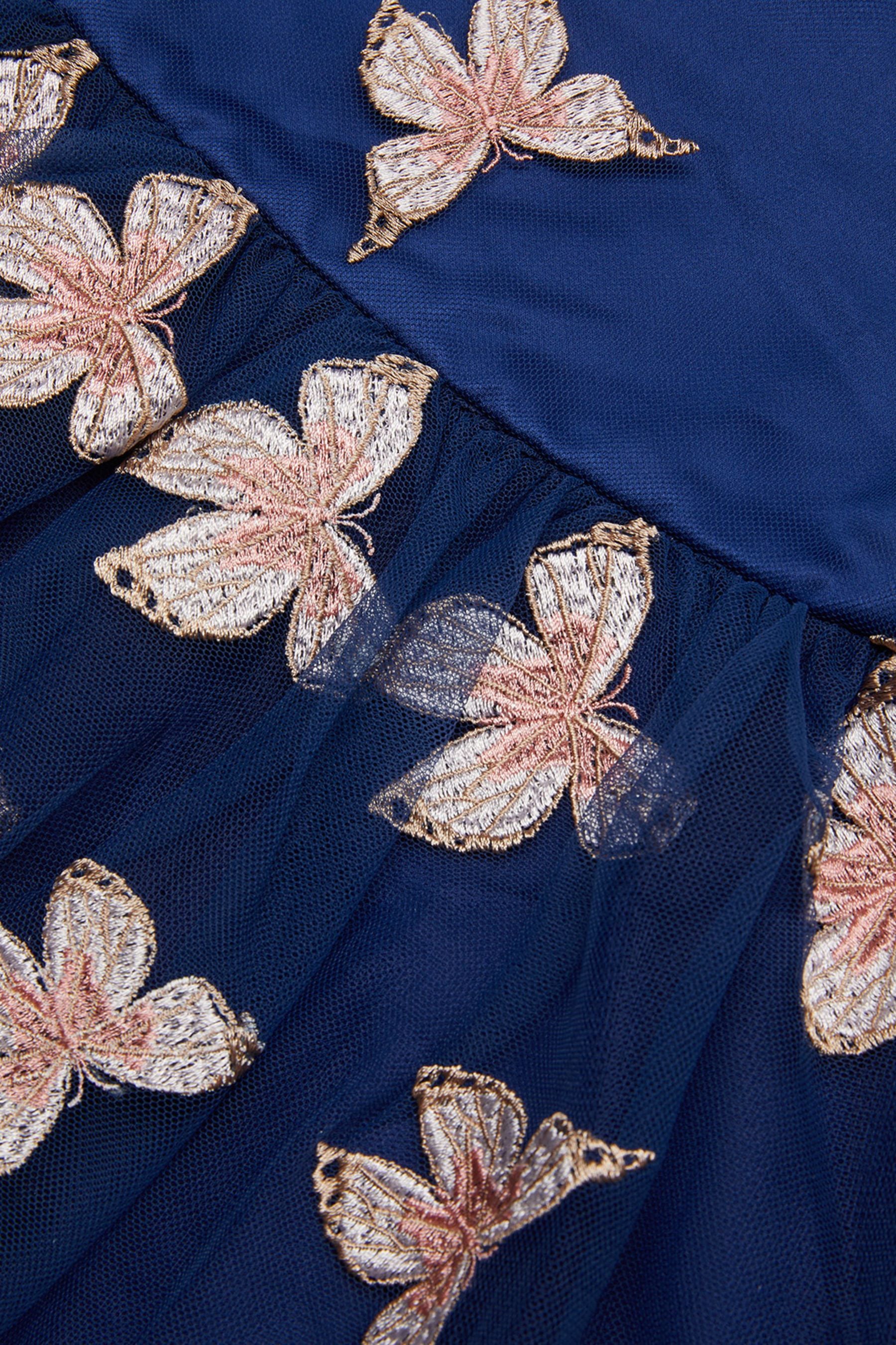 Blue Monsoon Blue Embroidered Butterfly Dress