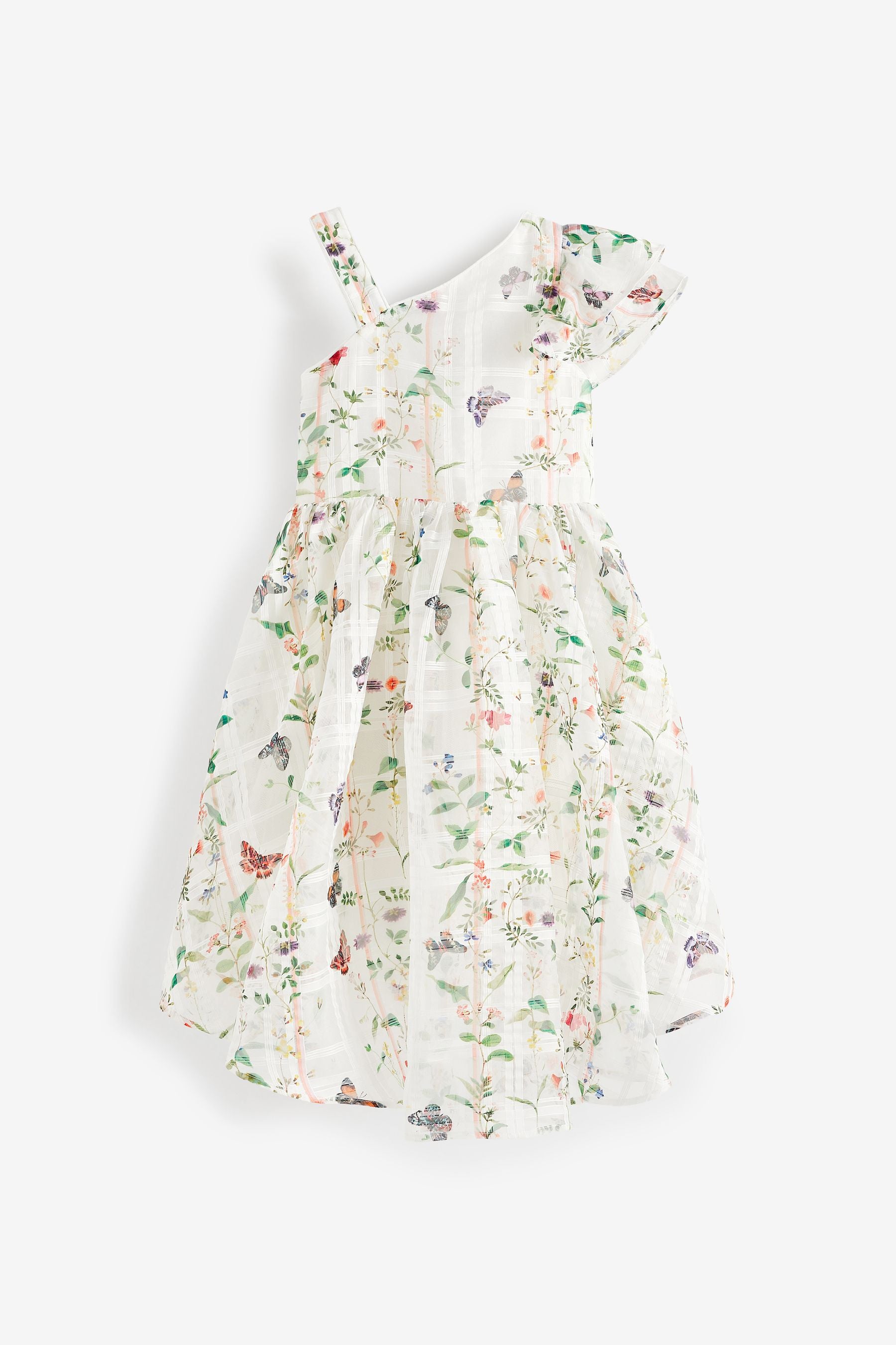 White Baker by Ted Baker White Floral Burnout Dress