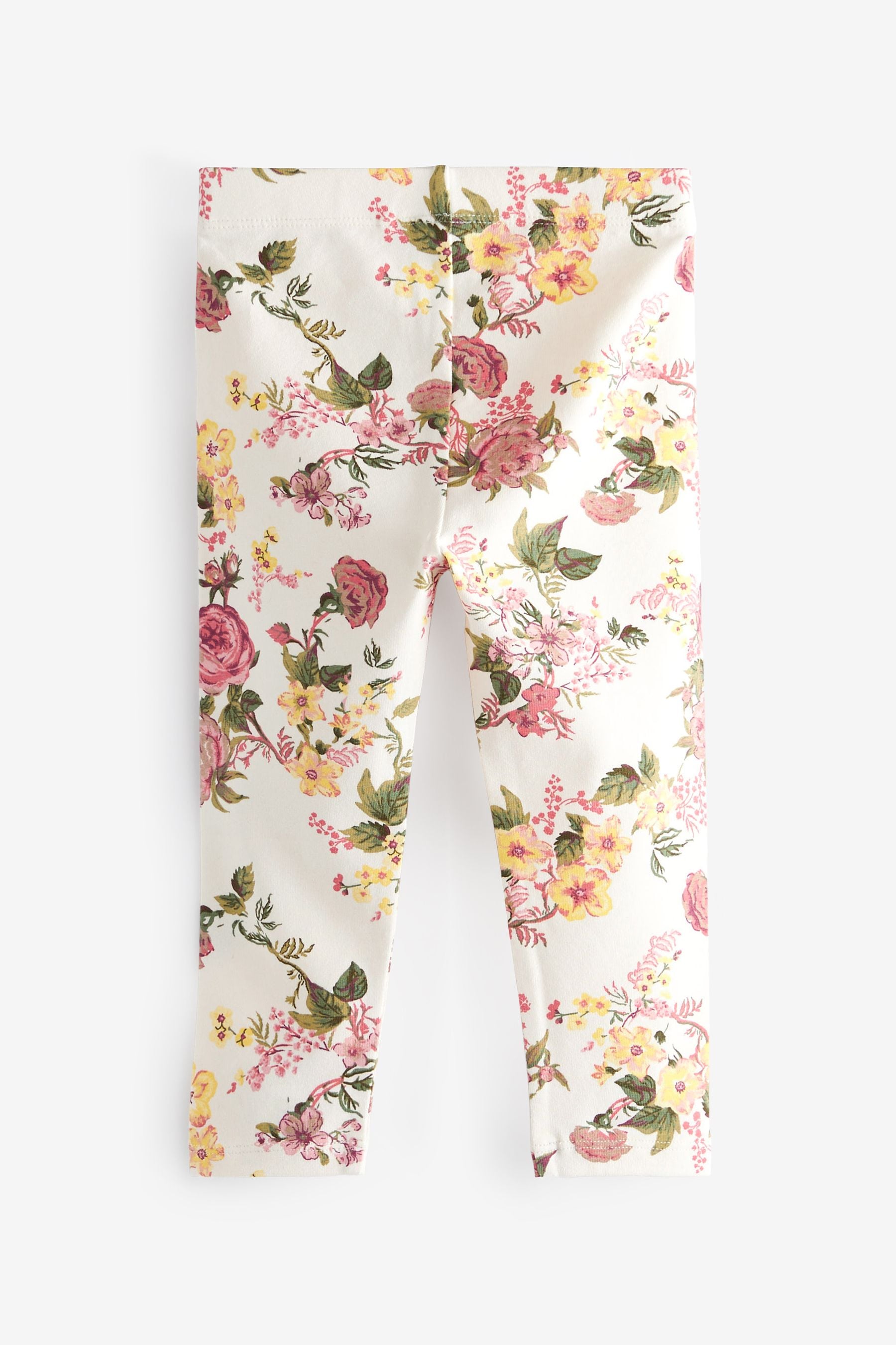 Pink Floral Leggings 4 Pack (3mths-7yrs)