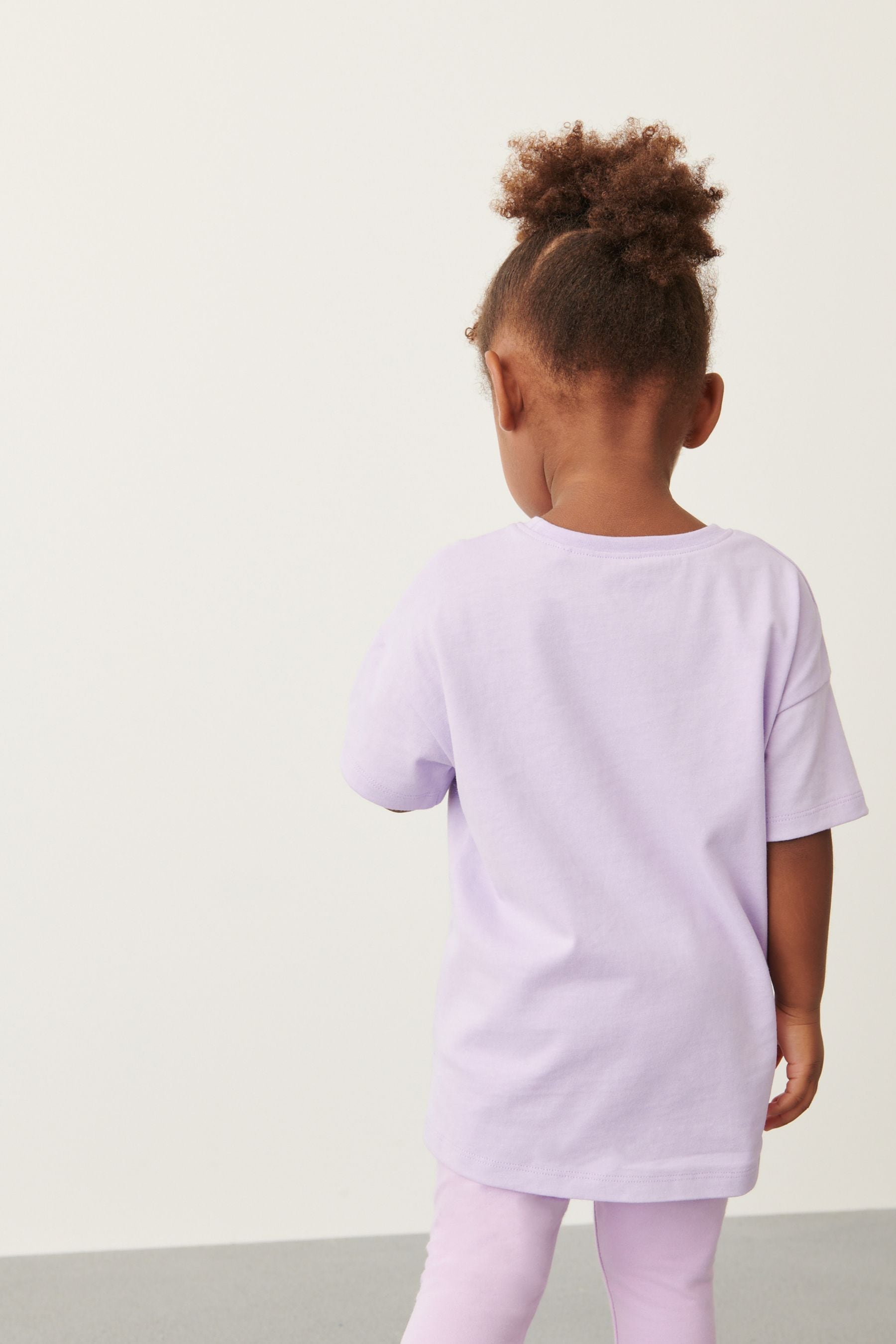 Lilac Purple Oversized Cotton T-Shirt (3mths-7yrs)