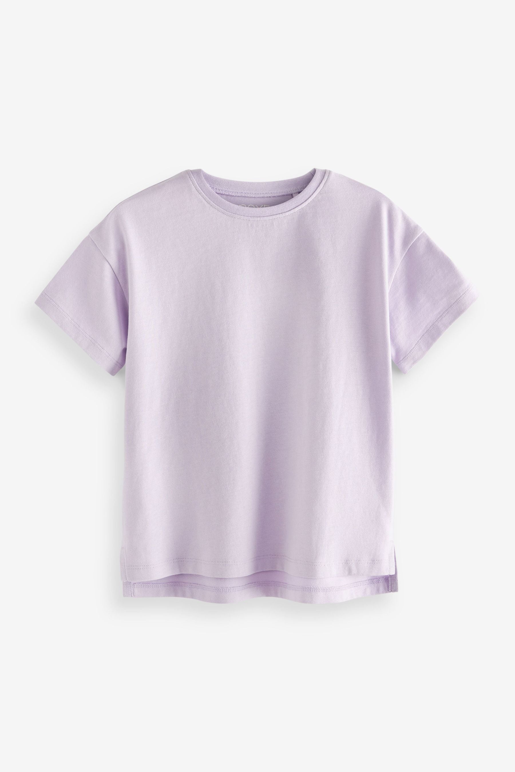 Lilac Purple Oversized Cotton T-Shirt (3mths-7yrs)