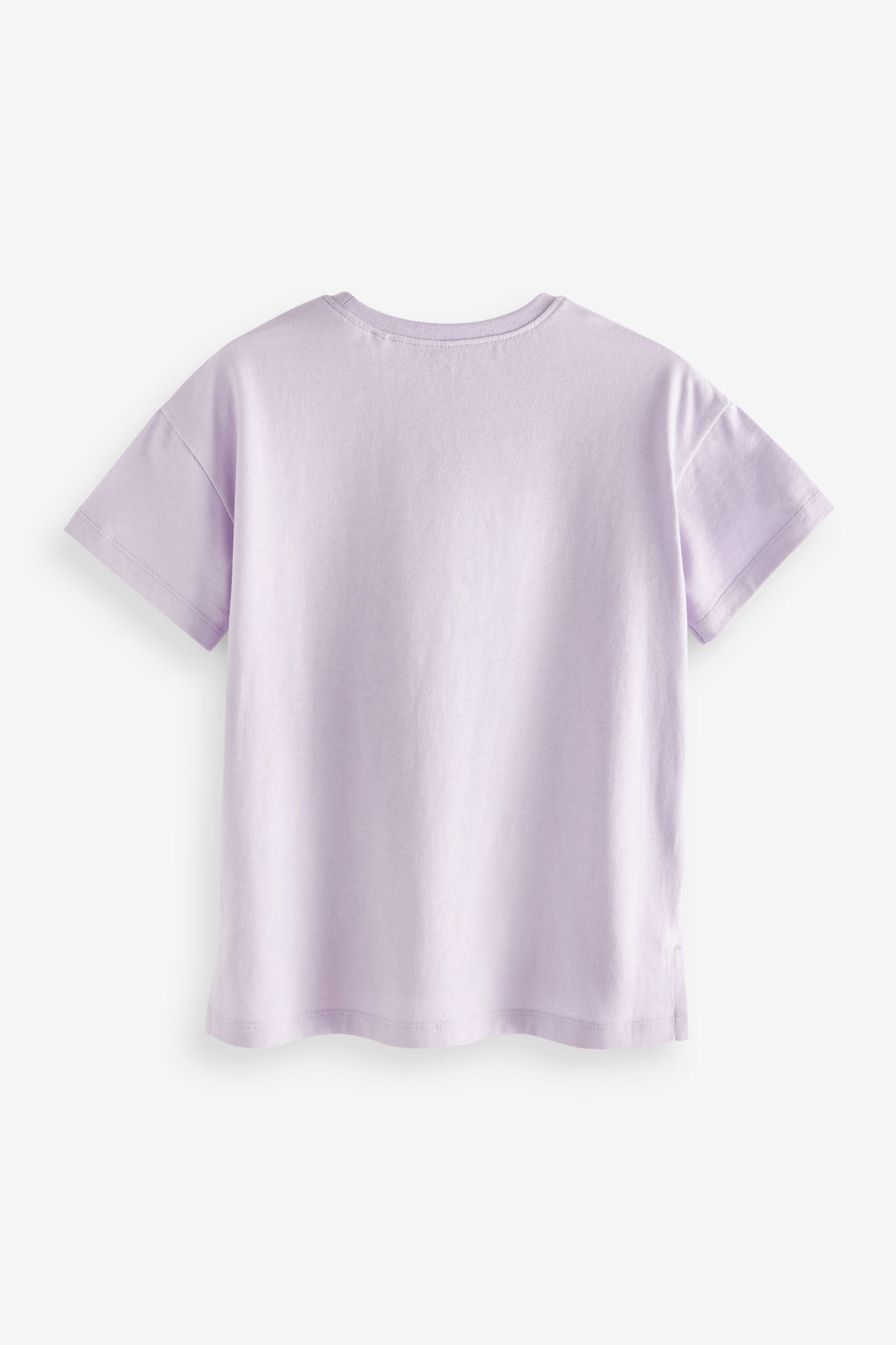 Lilac Purple Oversized Cotton T-Shirt (3mths-7yrs)