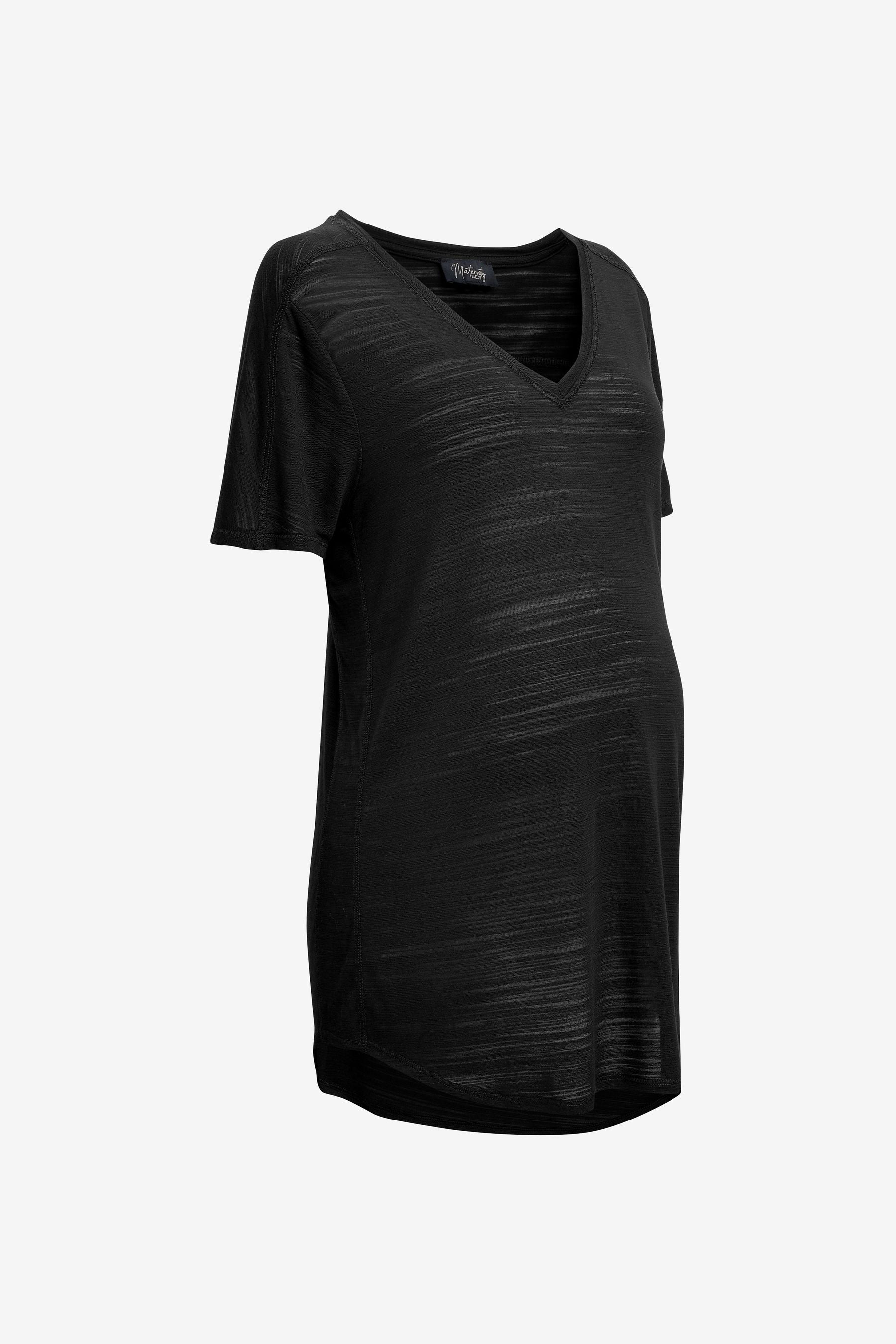 Black Maternity Sports T-Shirt