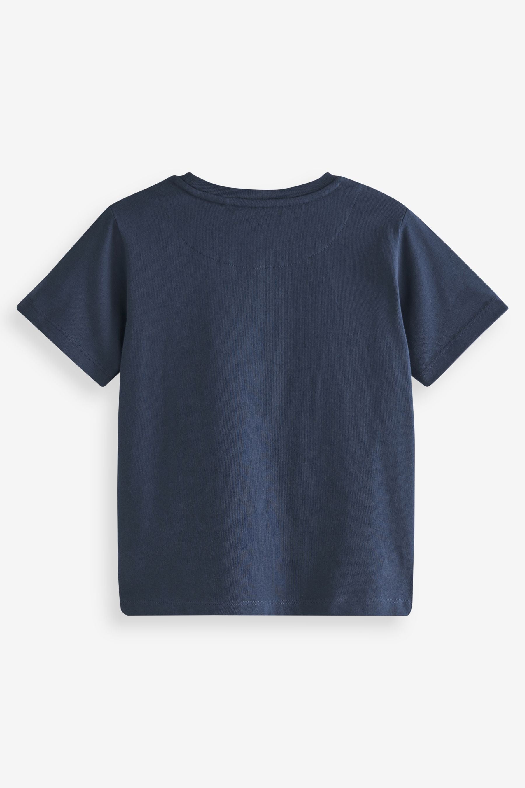 Blue Baker by Ted Baker Navy Blue Trapped Graphic T-Shirt