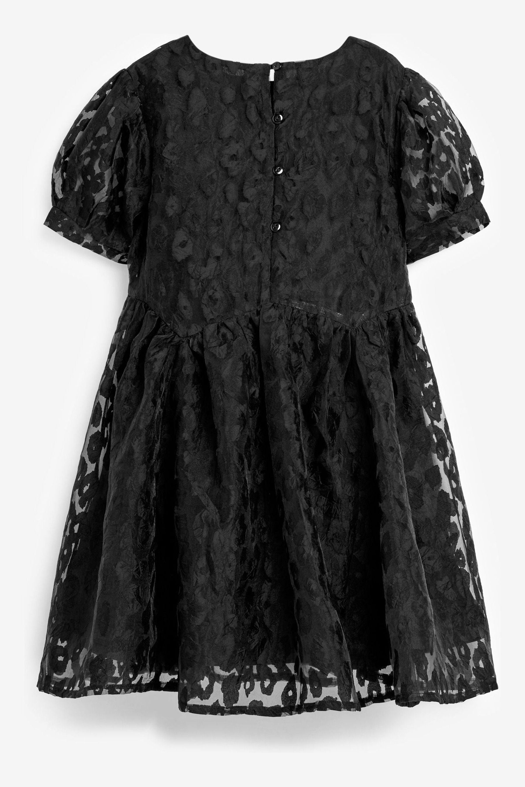 Baker by Ted Baker Black Jacquard Dress