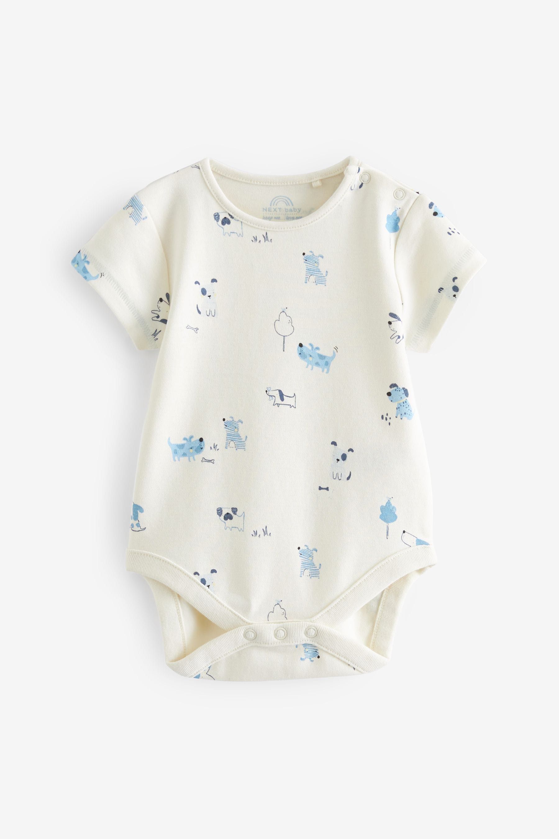 Pale Blue Baby Character Dungarees 2 Piece (0mths-2yrs)