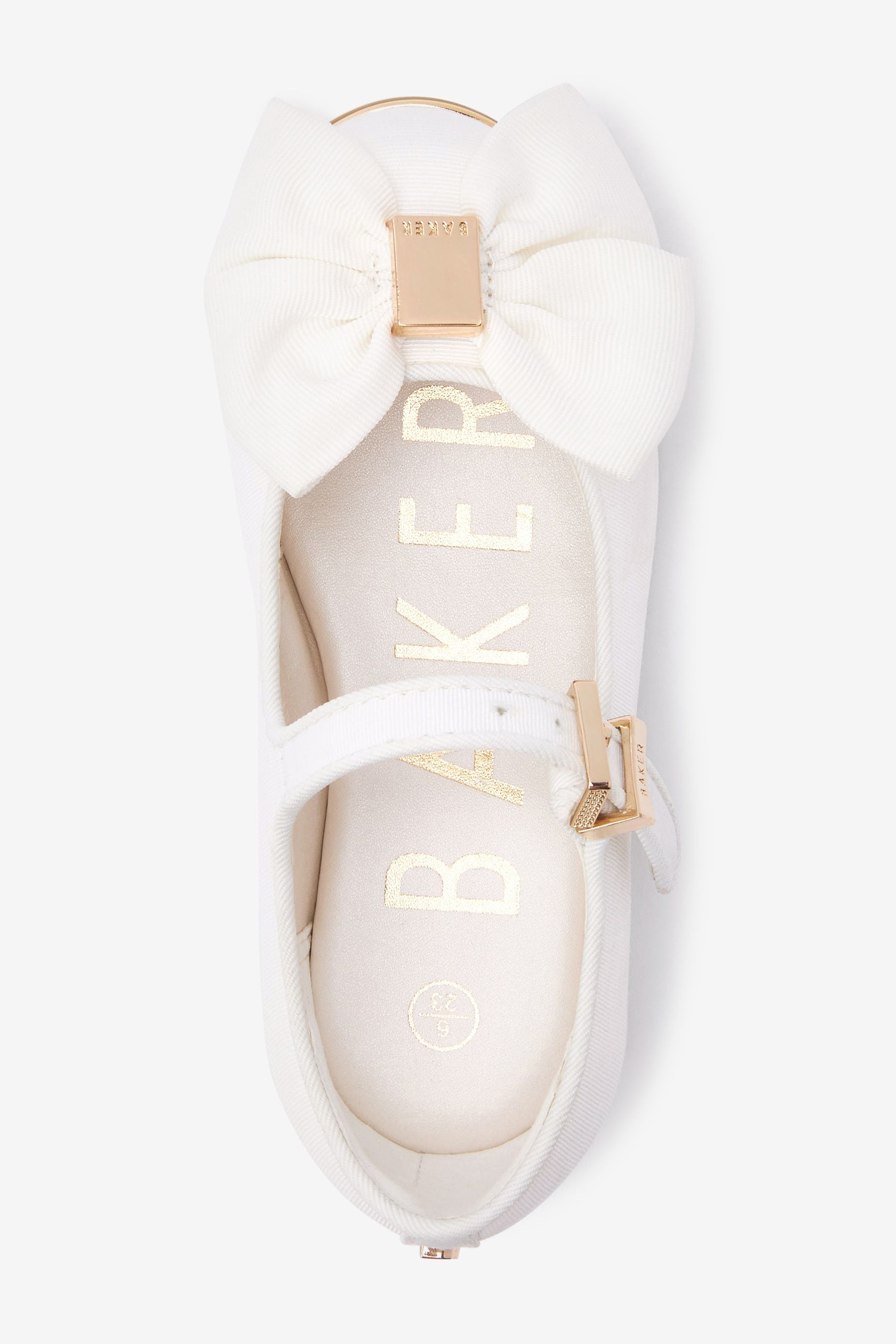 Ivory Baker by Ted Baker Satin Bow Mary Jane Shoes