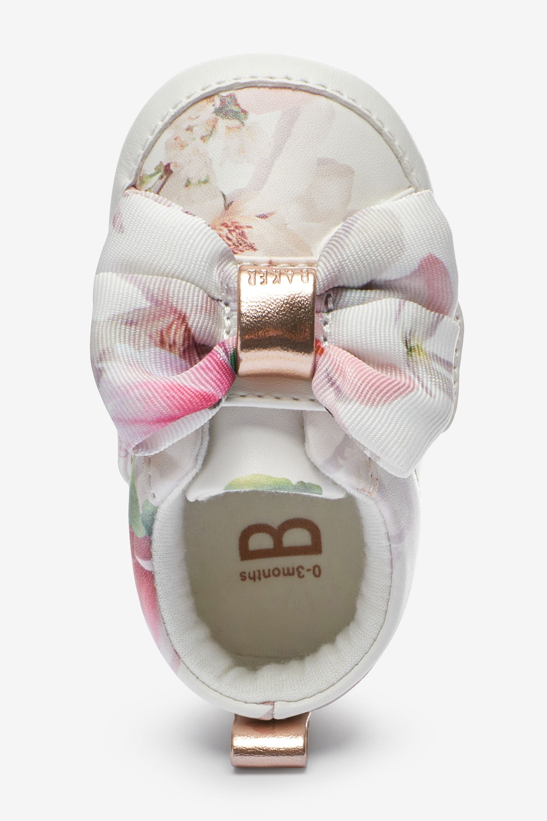 White Baker by Ted Baker White Bow Trainer Padders